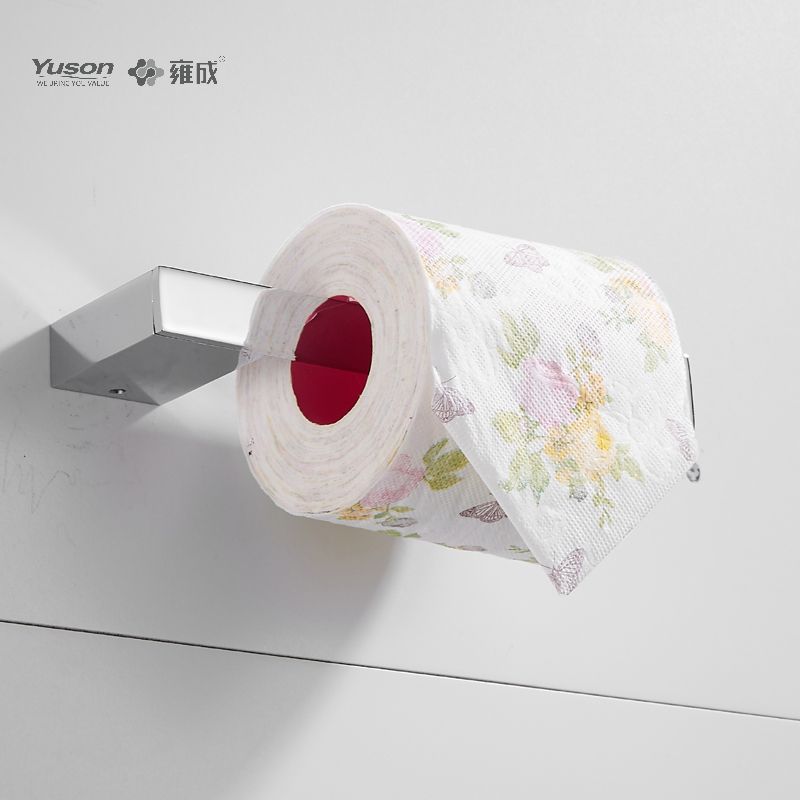 15086 Accessori da bagno eleganti, Porta carta igienica, Porta rotolo di carta igienica in zinco/ottone/SUS, a parete (Serie 15000)