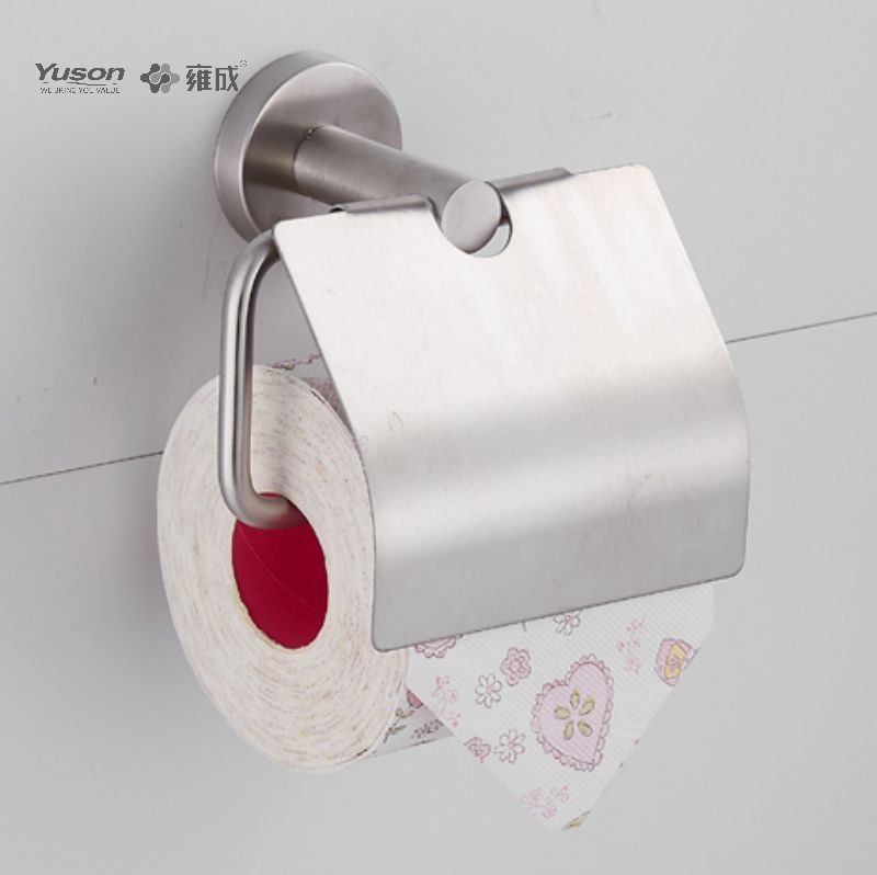 15586 Accessori da bagno eleganti, Porta carta igienica, Porta rotolo di carta igienica in zinco/ottone/SUS, a parete (Serie 15500)
