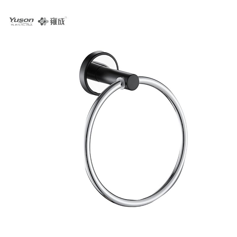 16710 Accessori da bagno Sleek, Porta asciugamano, Porta asciugamani, Porta asciugamani in zinco/ottone/SUS, a parete (Serie 16700)
