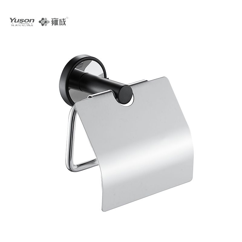 16786B Accessori da bagno eleganti, Porta carta igienica, Porta rotolo di carta igienica in zinco/ottone/SUS, a parete (Serie 16700)