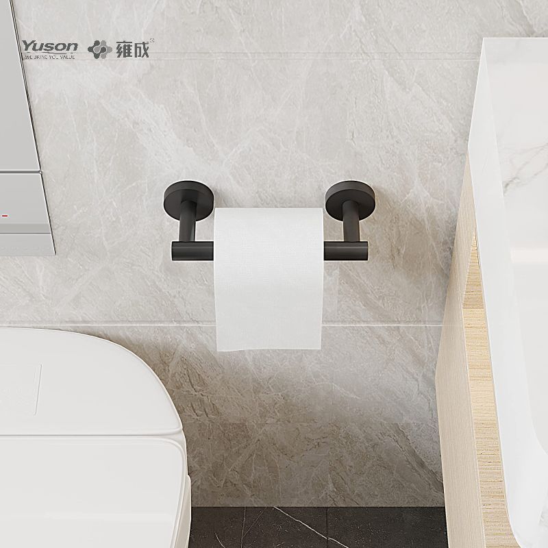 19286P Accessori da bagno eleganti, Porta carta igienica, Porta rotolo di carta igienica in zinco/ottone/SUS, a parete (Serie 19200)