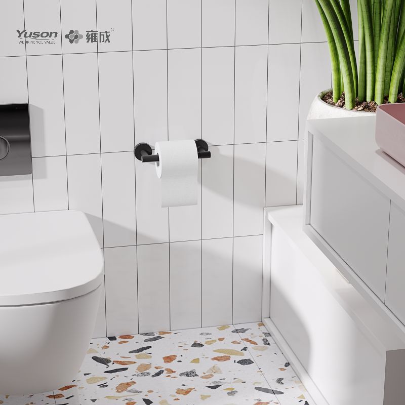 19286P Accessori da bagno eleganti, Porta carta igienica, Porta rotolo di carta igienica in zinco/ottone/SUS, a parete (Serie 19200)