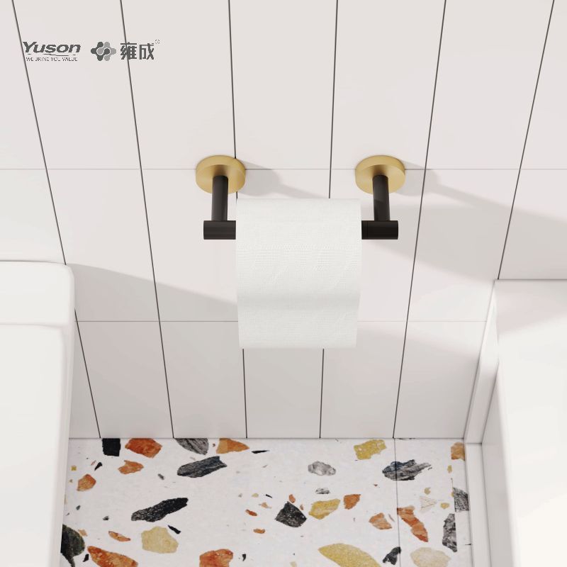 19286P Accessori da bagno eleganti, Porta carta igienica, Porta rotolo di carta igienica in zinco/ottone/SUS, a parete (Serie 19200)