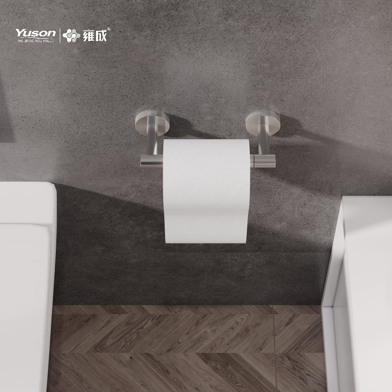 19286P Accessori da bagno eleganti, Porta carta igienica, Porta rotolo di carta igienica in zinco/ottone/SUS, a parete (Serie 19200)