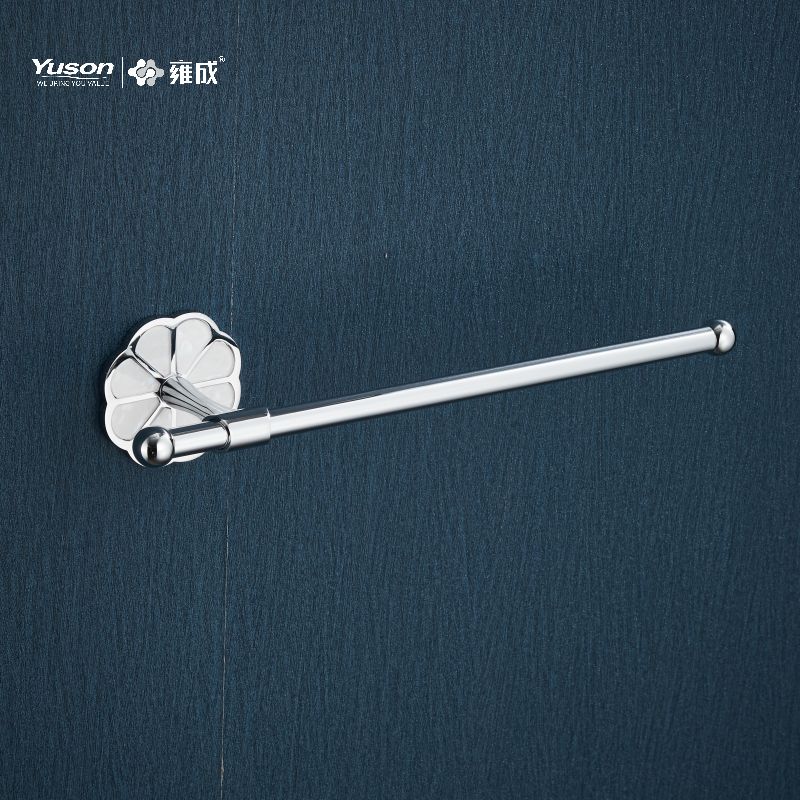 21010 Accessori da bagno Sleek, Portasciugamani ad anello, Portasciugamani, Portasciugamani in zinco/ottone/SUS, a parete (Serie 21000)
