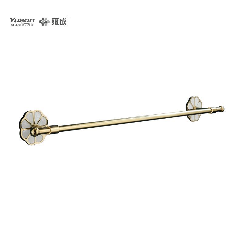 21024 Accessori da bagno eleganti, Portasciugamani, 24”, Portasciugamani, Portasciugamani in zinco/ottone/SUS, montato a parete (Serie 21000)