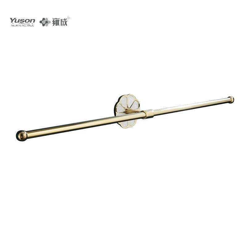 21024D Accessori da bagno eleganti, Porta asciugamani a 2 poli, 24