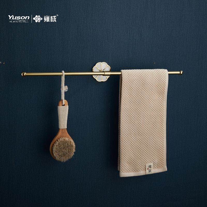 21024D Accessori da bagno eleganti, Porta asciugamani a 2 poli, 24