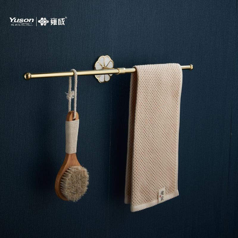 21024D Accessori da bagno eleganti, Porta asciugamani a 2 poli, 24