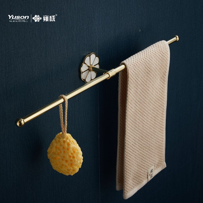 21024D Accessori da bagno eleganti, Porta asciugamani a 2 poli, 24