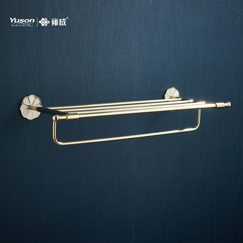 21062 Accessori da bagno eleganti, Mensole per asciugamani, Porta asciugamani, Porta asciugamani in zinco/ottone/SUS, a parete (Serie 21000)