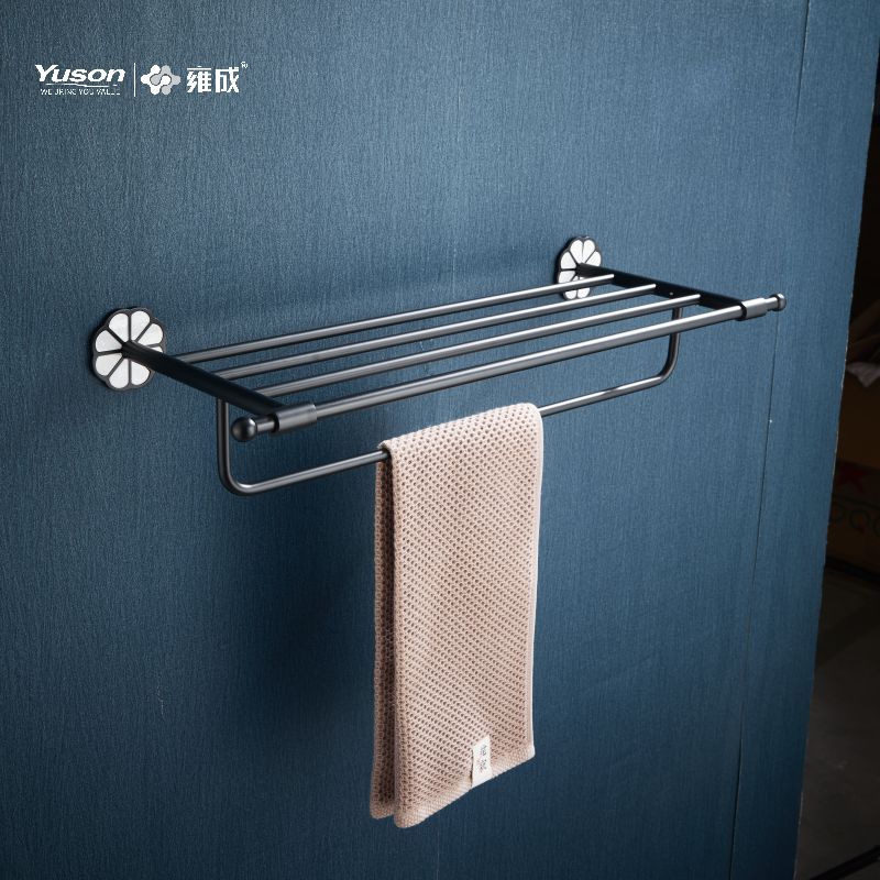 21062 Accessori da bagno eleganti, Mensole per asciugamani, Porta asciugamani, Porta asciugamani in zinco/ottone/SUS, a parete (Serie 21000)