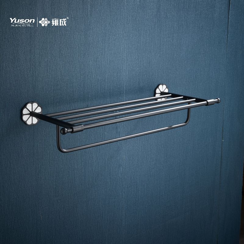 21062 Accessori da bagno eleganti, Mensole per asciugamani, Porta asciugamani, Porta asciugamani in zinco/ottone/SUS, a parete (Serie 21000)