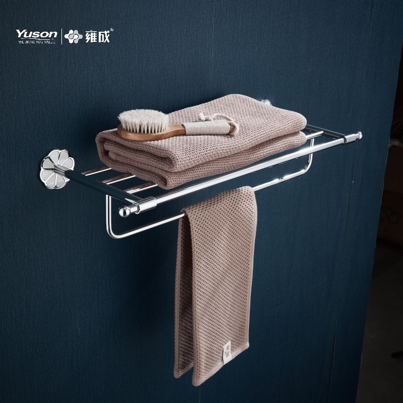 21062 Accessori da bagno eleganti, Mensole per asciugamani, Porta asciugamani, Porta asciugamani in zinco/ottone/SUS, a parete (Serie 21000)