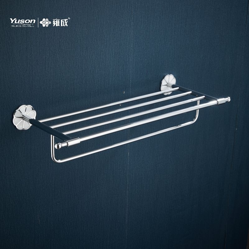 21062 Accessori da bagno eleganti, Mensole per asciugamani, Porta asciugamani, Porta asciugamani in zinco/ottone/SUS, a parete (Serie 21000)