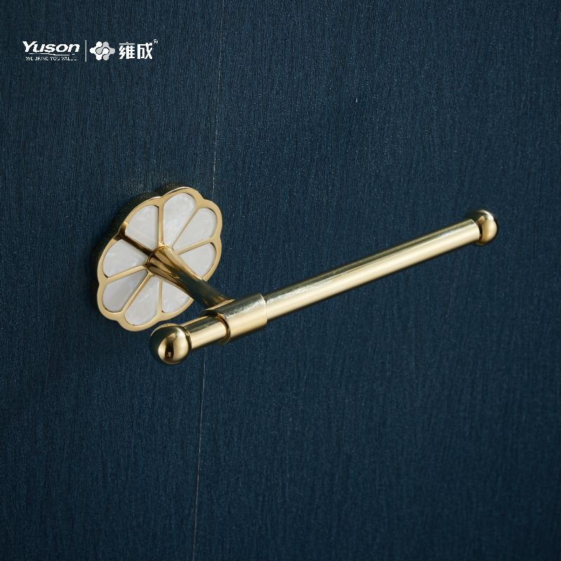21086 Accessori da bagno eleganti, Porta carta igienica, Porta rotolo di carta igienica in zinco/ottone/SUS, a parete (Serie 21000)