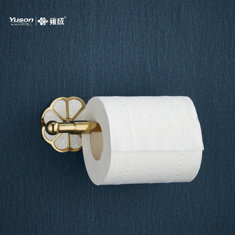 21086 Accessori da bagno eleganti, Porta carta igienica, Porta rotolo di carta igienica in zinco/ottone/SUS, a parete (Serie 21000)