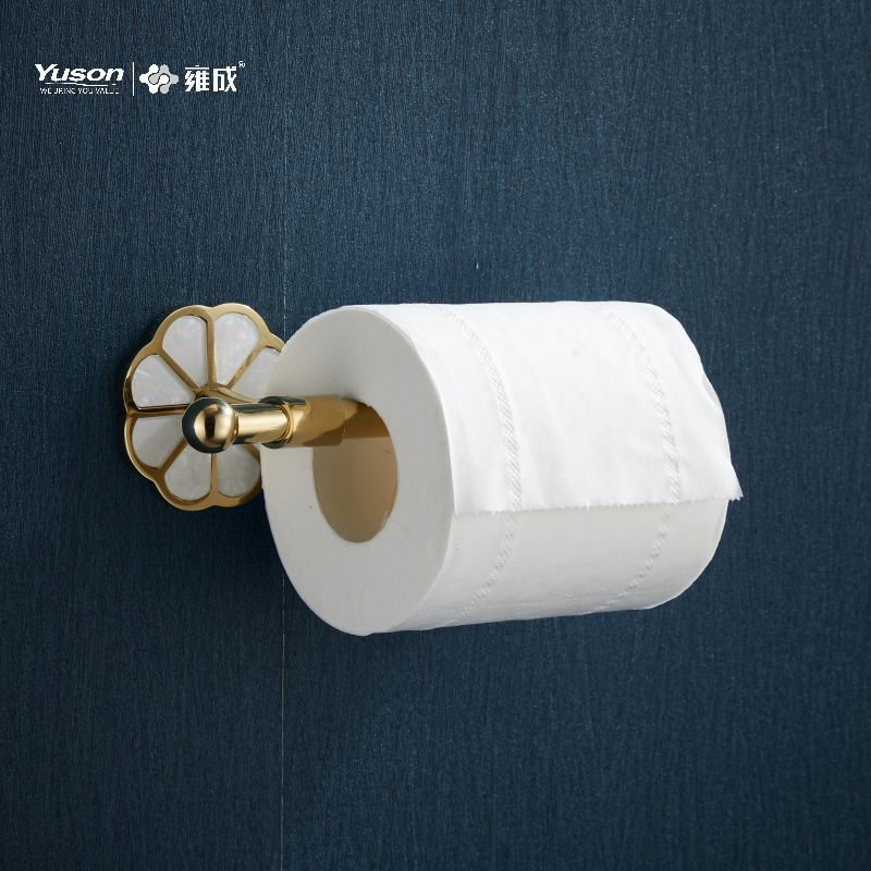 21086 Accessori da bagno eleganti, Porta carta igienica, Porta rotolo di carta igienica in zinco/ottone/SUS, a parete (Serie 21000)