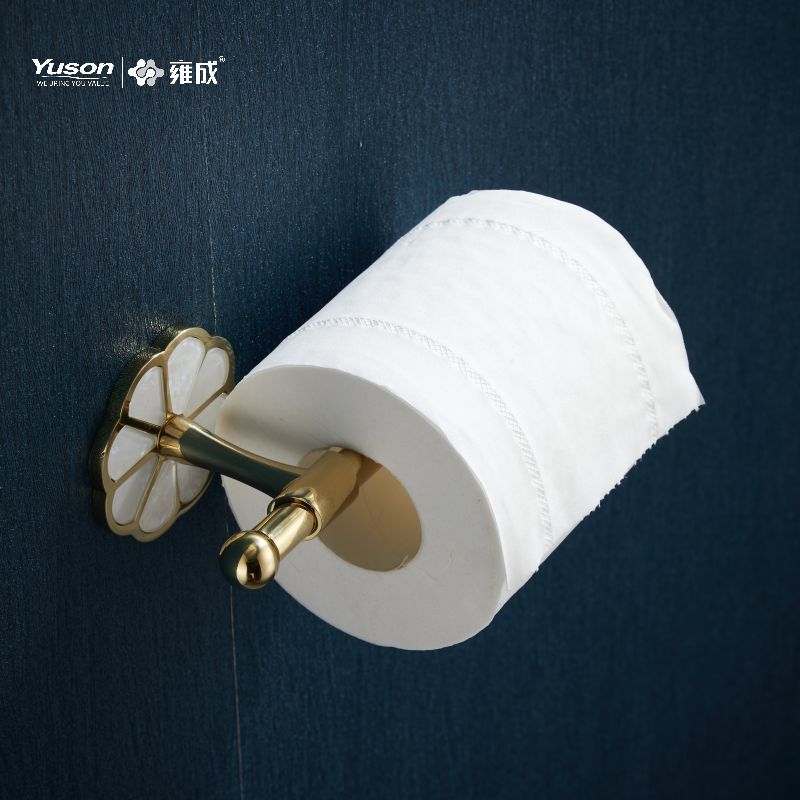 21086 Accessori da bagno eleganti, Porta carta igienica, Porta rotolo di carta igienica in zinco/ottone/SUS, a parete (Serie 21000)