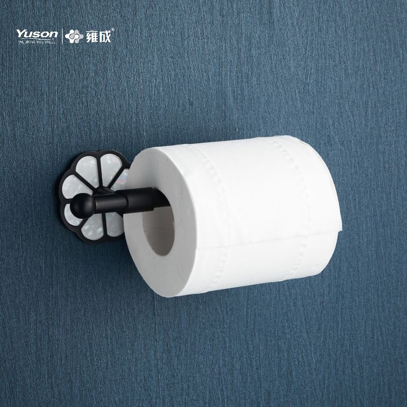 21086 Accessori da bagno eleganti, Porta carta igienica, Porta rotolo di carta igienica in zinco/ottone/SUS, a parete (Serie 21000)