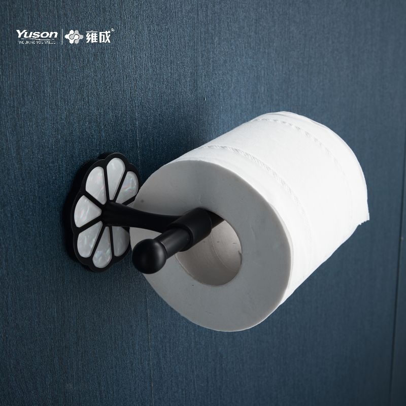 21086 Accessori da bagno eleganti, Porta carta igienica, Porta rotolo di carta igienica in zinco/ottone/SUS, a parete (Serie 21000)