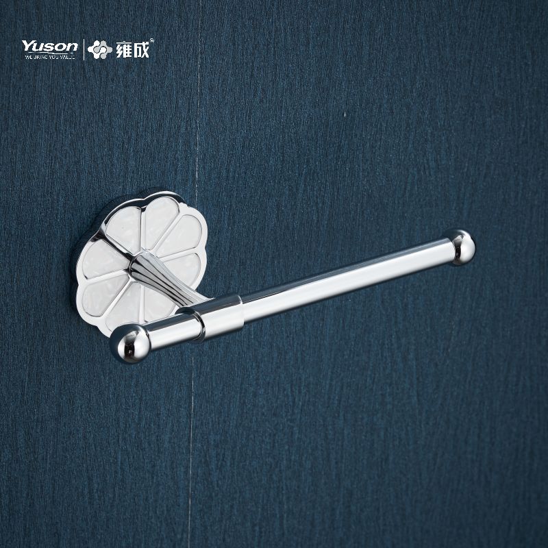21086 Accessori da bagno eleganti, Porta carta igienica, Porta rotolo di carta igienica in zinco/ottone/SUS, a parete (Serie 21000)