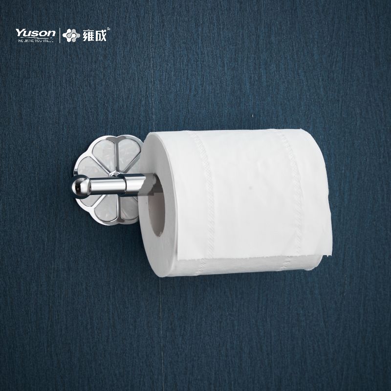 21086 Accessori da bagno eleganti, Porta carta igienica, Porta rotolo di carta igienica in zinco/ottone/SUS, a parete (Serie 21000)