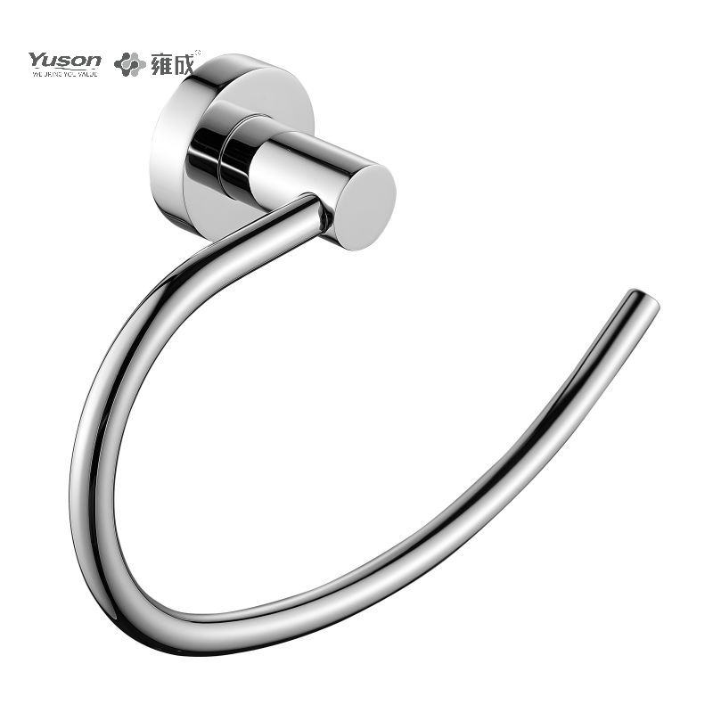 21610 Accessori da bagno eleganti, Portasciugamani ad anello, Portasciugamani, Portasciugamani in zinco/ottone/SUS, montato a parete (Serie 21600)