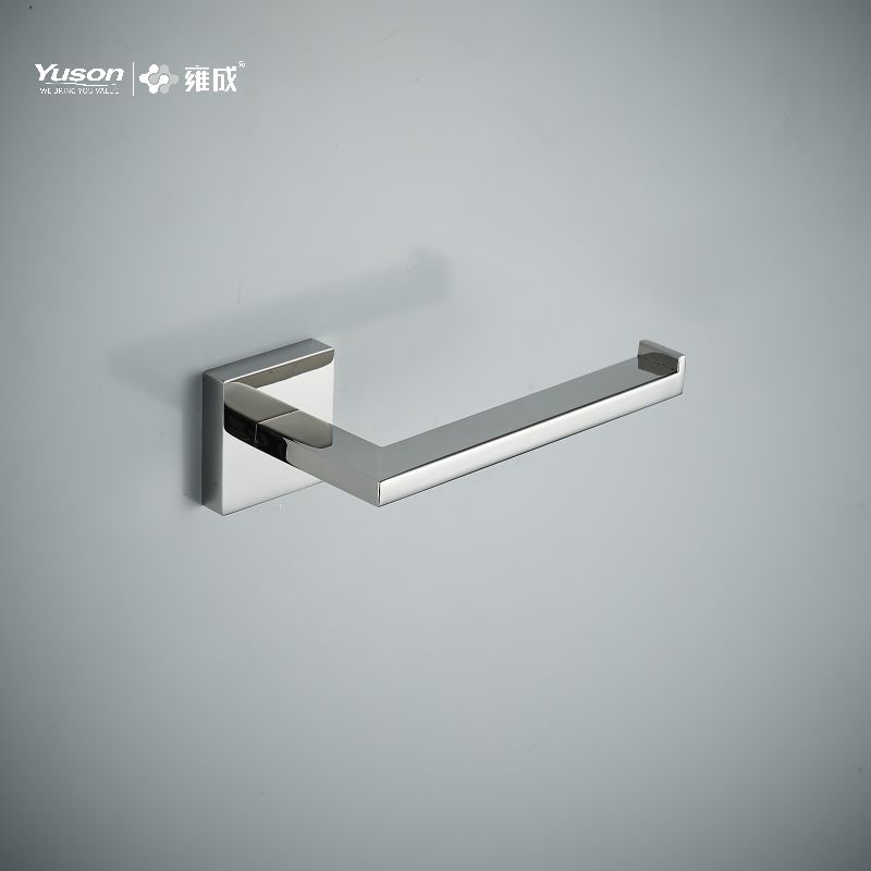 23386 Accessori da bagno eleganti, Porta carta igienica, Porta rotolo di carta igienica in zinco/ottone/SUS, a parete (Serie 23300)