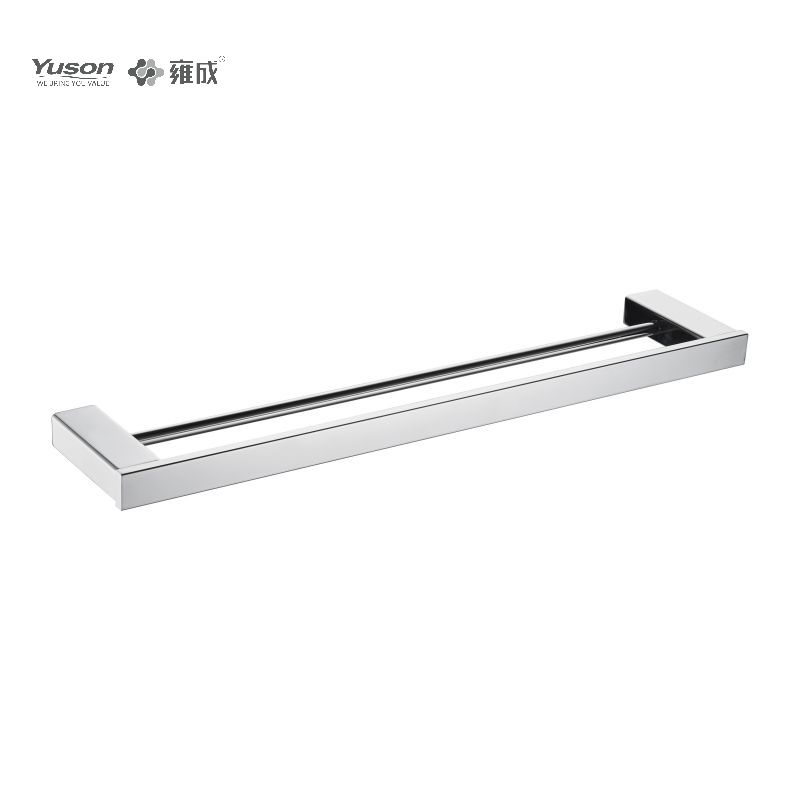 23924D Accessori da bagno eleganti, Porta asciugamani a 2 poli, 24