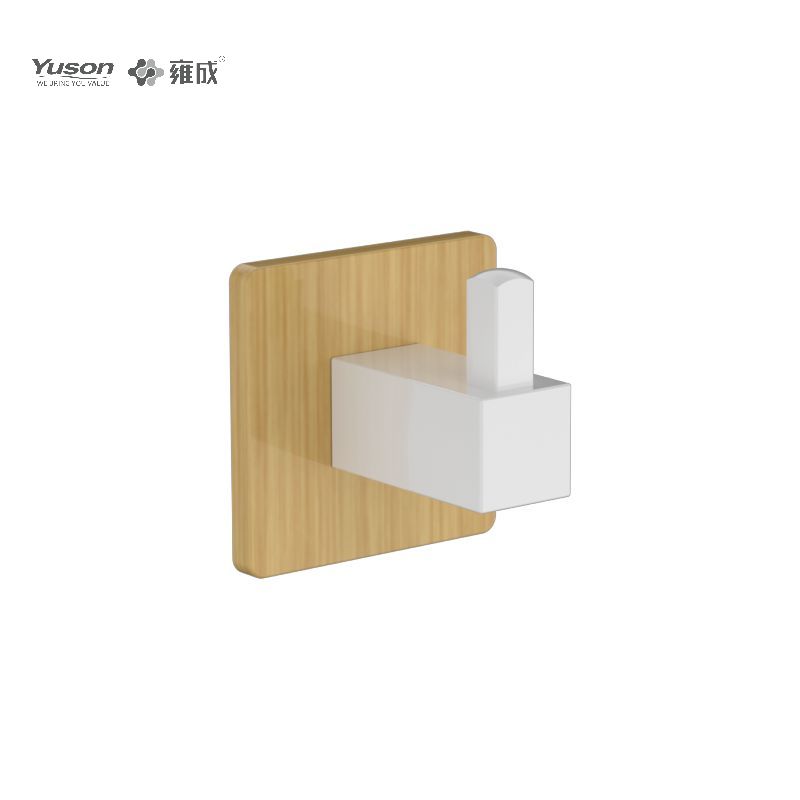 25988 Accessori da bagno Sleek, Porta accappatoio, Gancio porta accappatoio in zinco/ottone/SUS, montato a parete (Serie 25900)