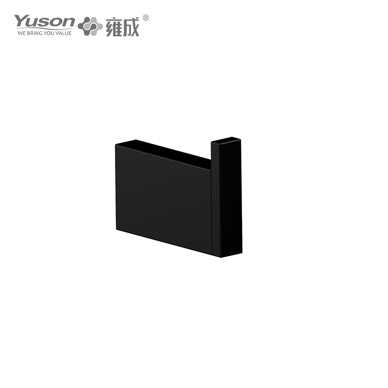 27188 Accessori da bagno Sleek, Porta accappatoio, Gancio porta accappatoio in zinco/ottone/SUS, montato a parete (Serie 27100)