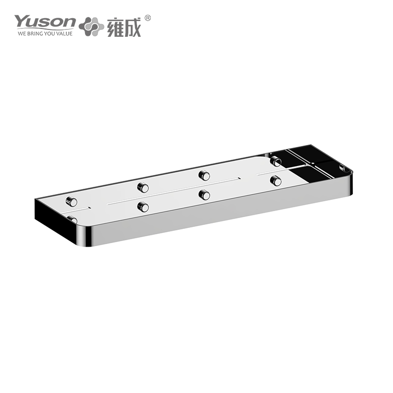 27191B Accessori da bagno eleganti, Mensole per asciugamani, Mensola portaoggetti, Mensola in zinco/ottone/SUS, montata a parete (Serie 27100)