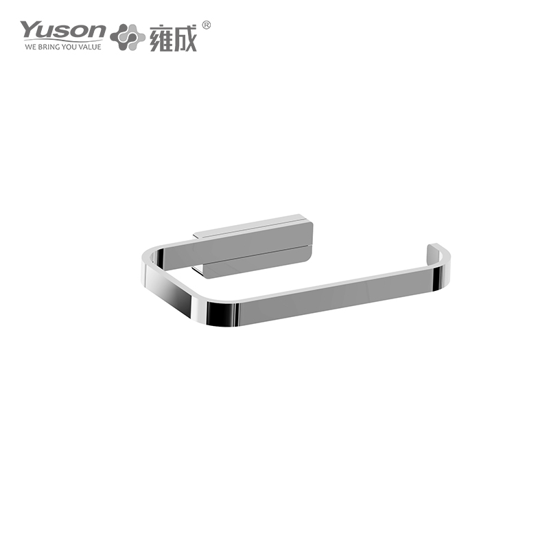 27310 Accessori da bagno Sleek, Portasciugamani ad anello, Portasciugamani, Portasciugamani in zinco/ottone/SUS, a parete (Serie 27300)