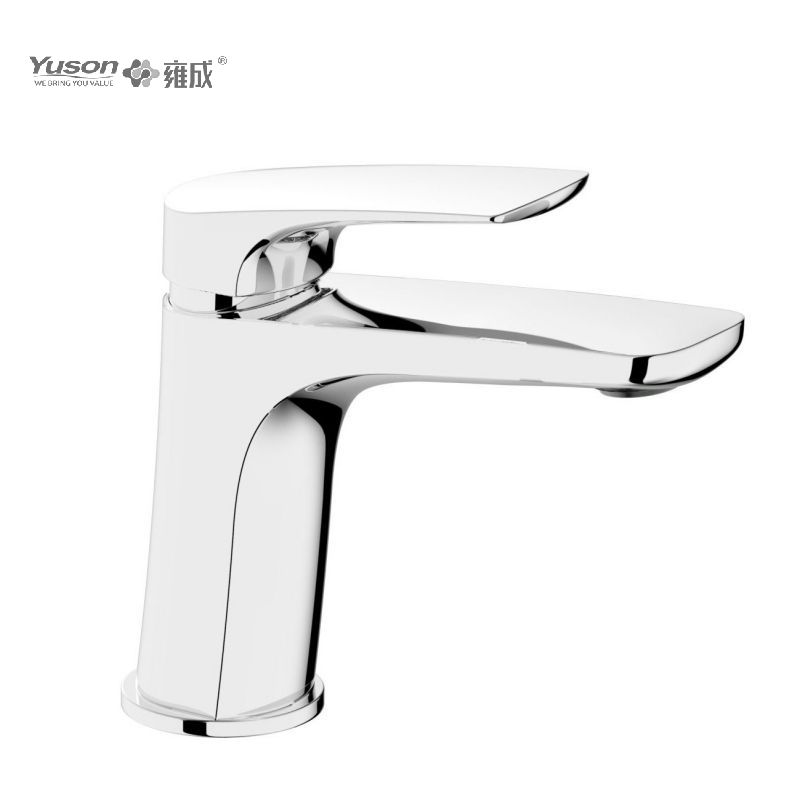 2068-30 Miscelatore monocomando per lavabo con acqua calda e fredda da piano con rubinetto in ottone