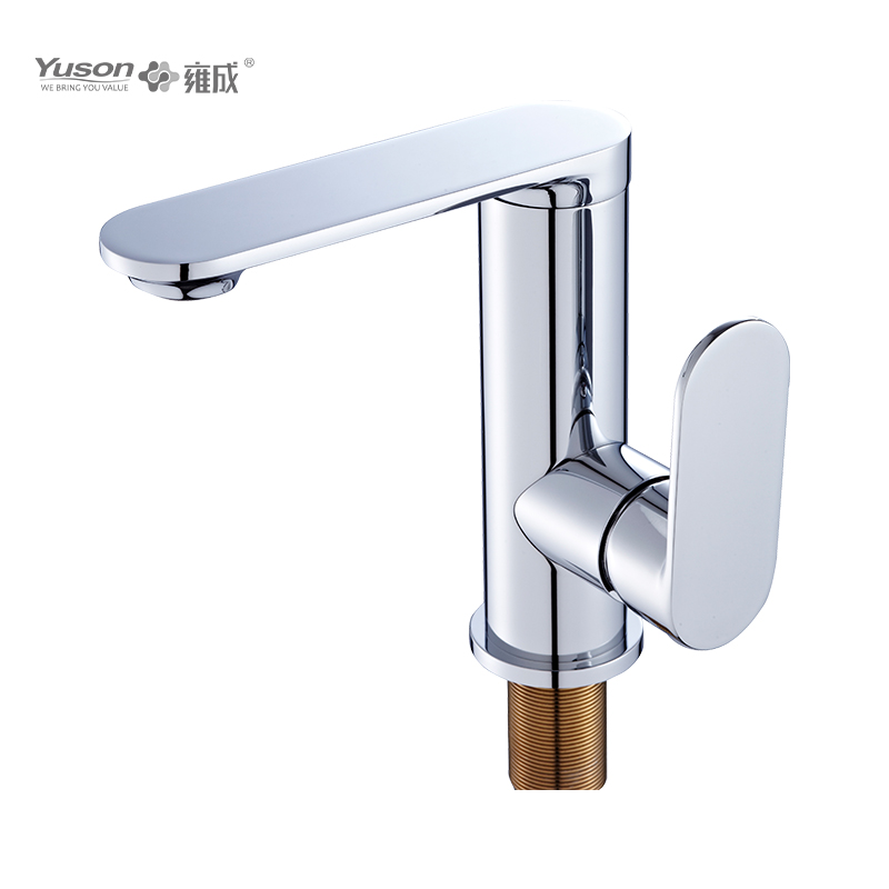 2012-32 Miscelatore monocomando elegante in ottone per acqua calda e fredda da piano, miscelatore per lavabo