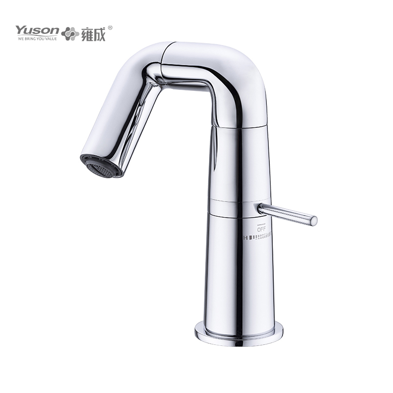 2047-30 Rubinetto in ottone Miscelatore monocomando per lavabo acqua calda e fredda da piano