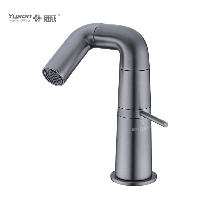 2047-30 Rubinetto in ottone Miscelatore monocomando per lavabo acqua calda e fredda da piano