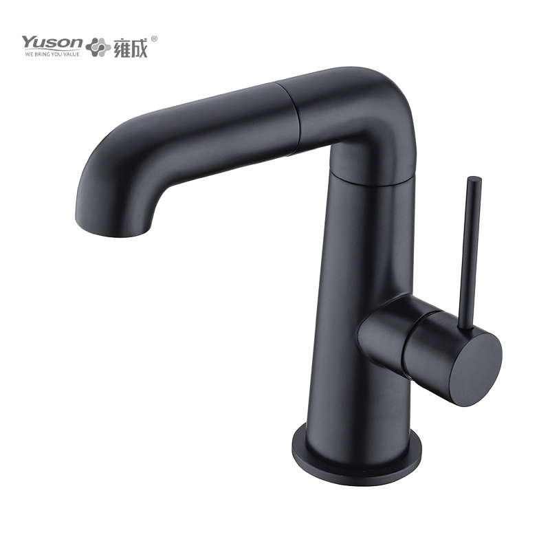 2047-32 Miscelatore lavabo acqua calda e fredda con rubinetto monocomando in ottone da piano