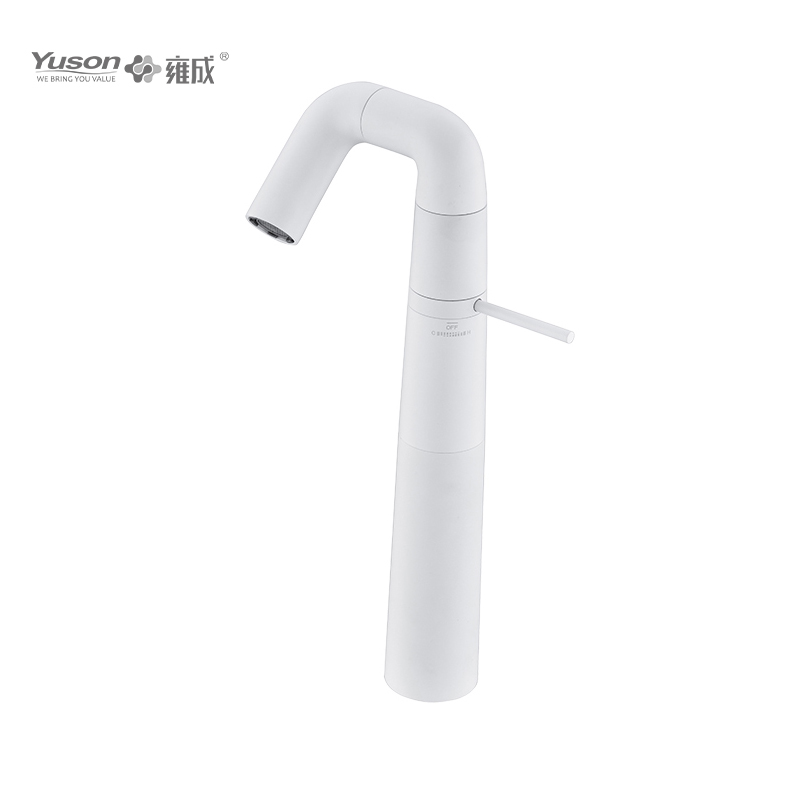 2047-33 Rubinetto in ottone monocomando Miscelatore lavabo alto acqua calda e fredda da piano